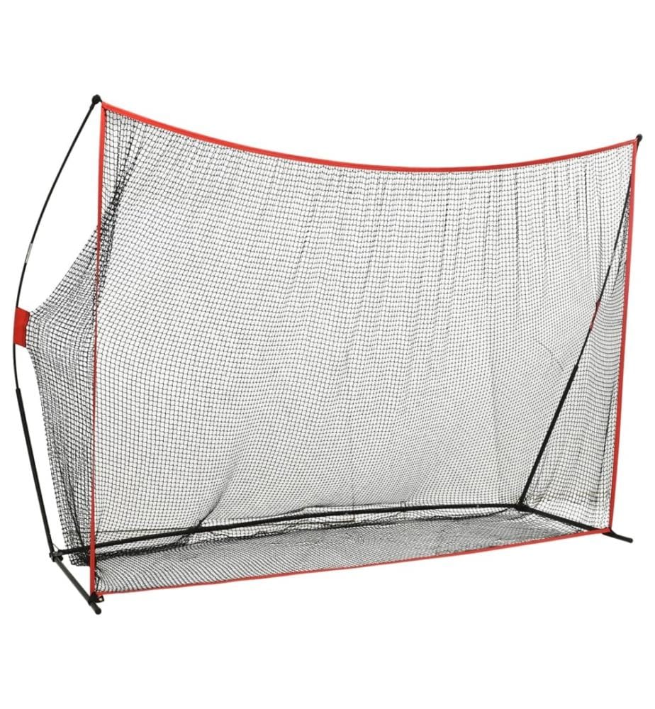Golf-Ballfangnetz 356x92,5x215 cm Metall