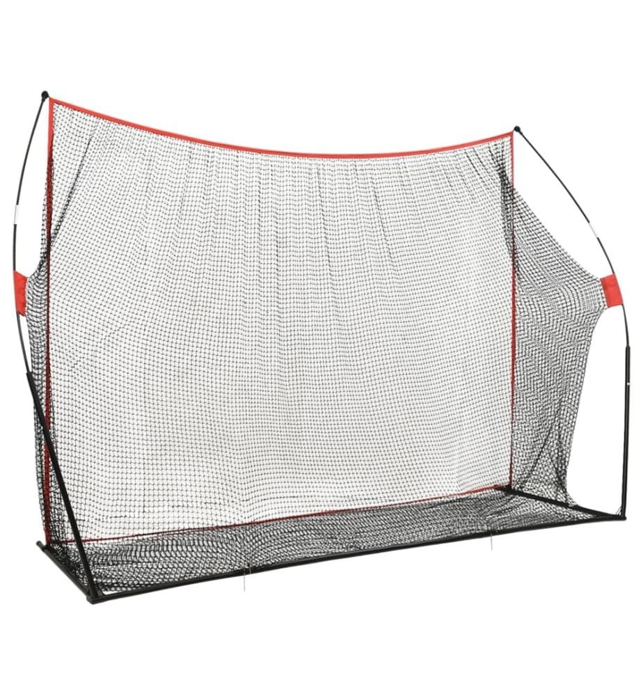 Golf-Ballfangnetz 356x92,5x215 cm Metall