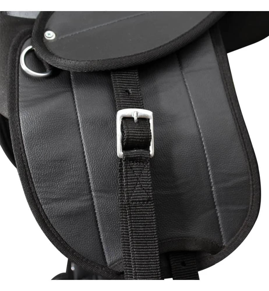 Ensemble de selle Pony 10" Noir