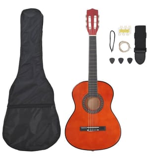 Ensemble de guitare classique pour débutants 8 pcs 3/4 36"