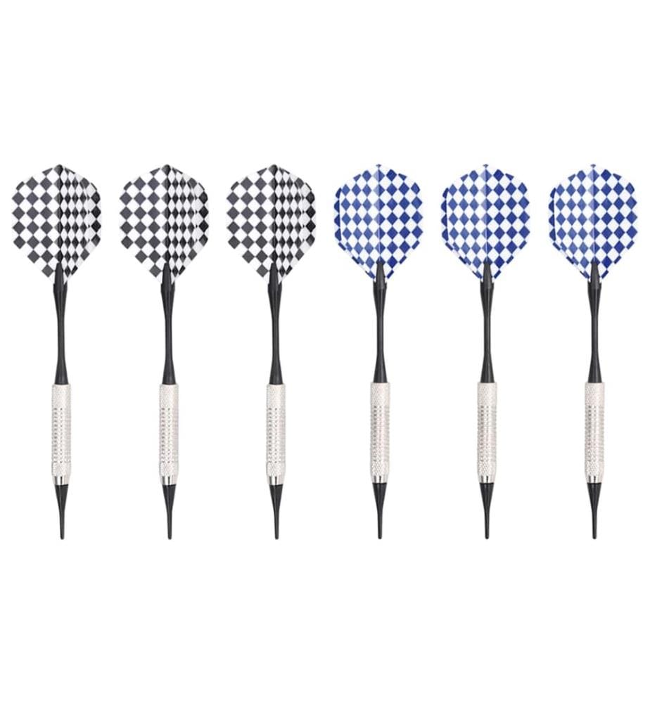 Jeu de fléchettes électrique avec fléchettes Noir Polypropylène