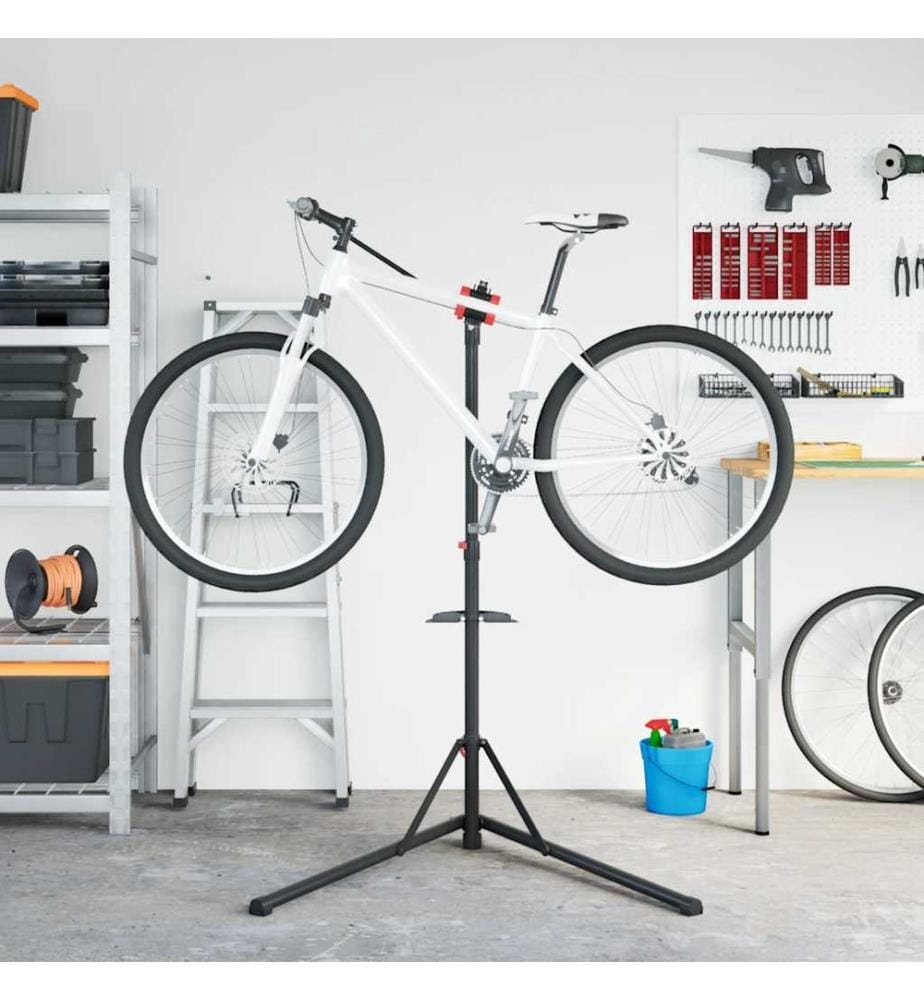 Support de réparation de vélo pliable réglable 92-152 cm