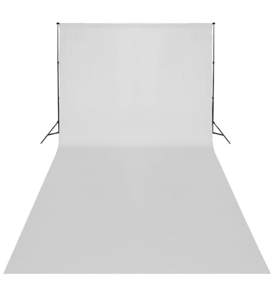 Toile de fond coton sans support blanc 600x300 cm