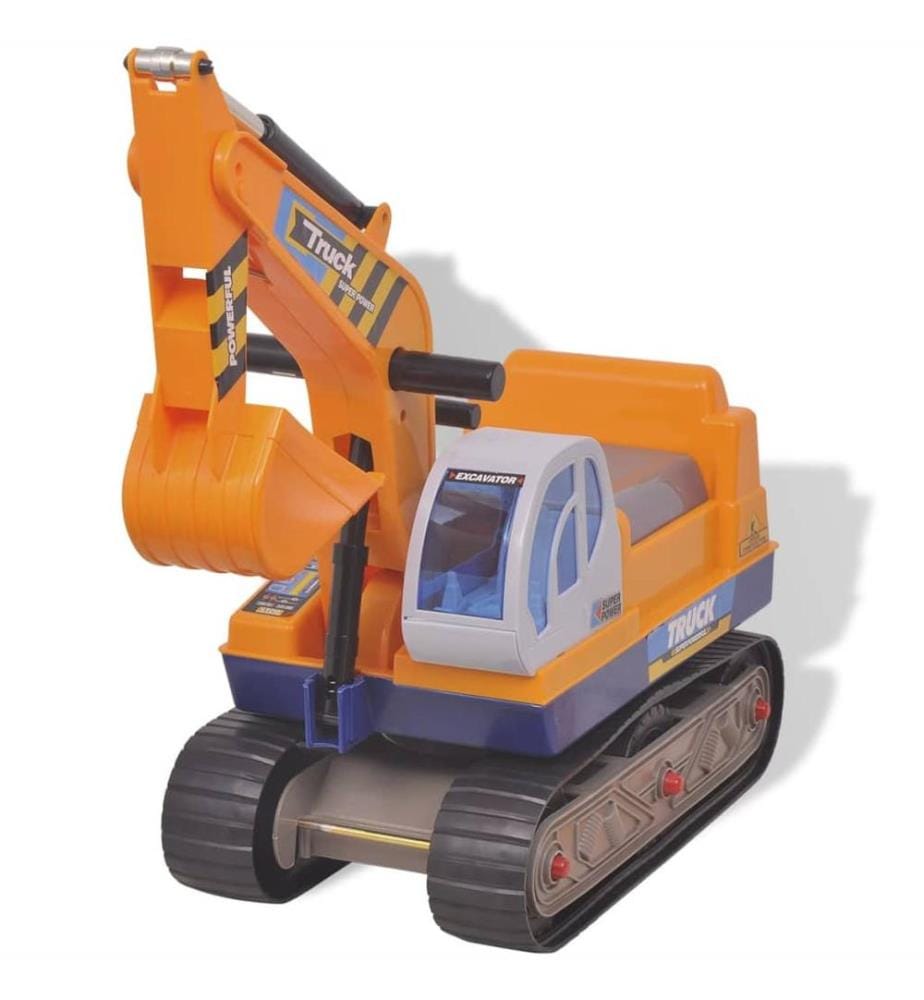 100089 Aufsitzbagger Kunststoff Gelb