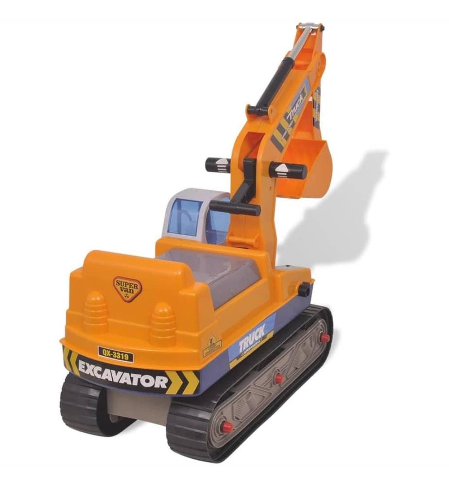 100089 Aufsitzbagger Kunststoff Gelb