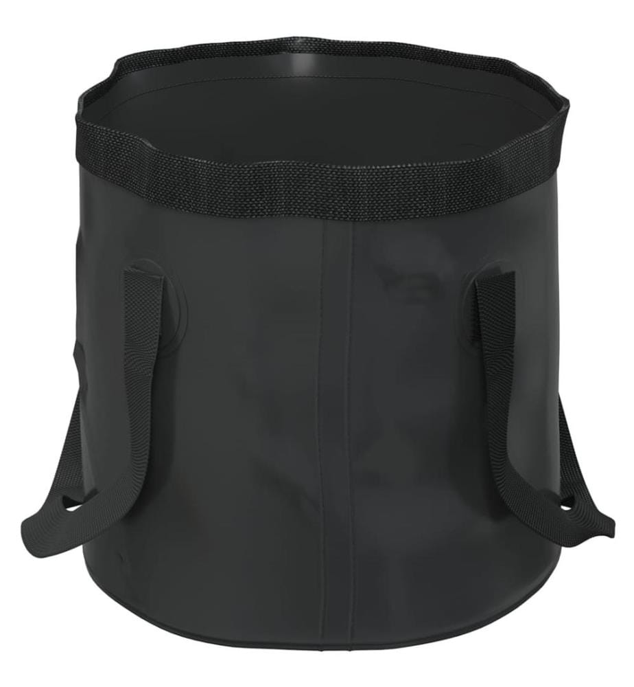 Falteimer 2 Stk. Schwarz 30 L PVC