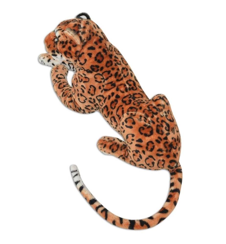 Leopard Kuscheltier Plüsch Braun XXL