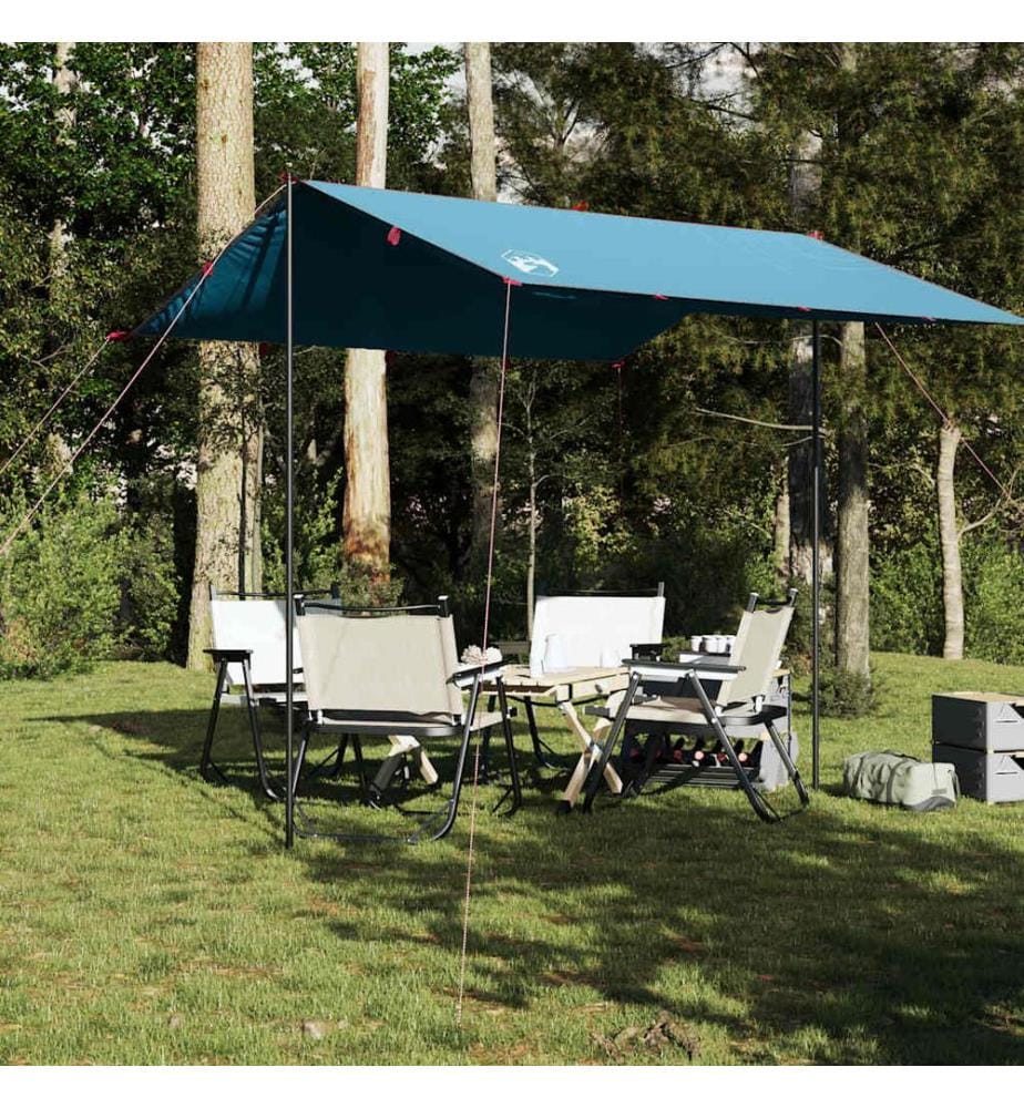 Bâche de camping bleu 300x294 cm imperméable