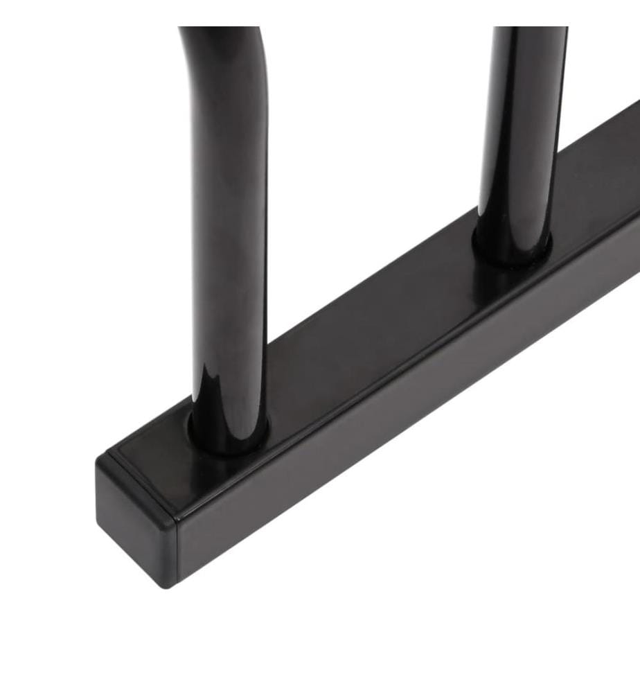 Porte-vélos pour 2 vélos noir acier
