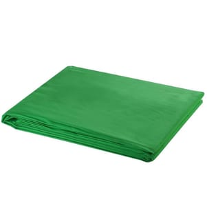 Toile de fond coton sans support vert 300x300 cm incrustation