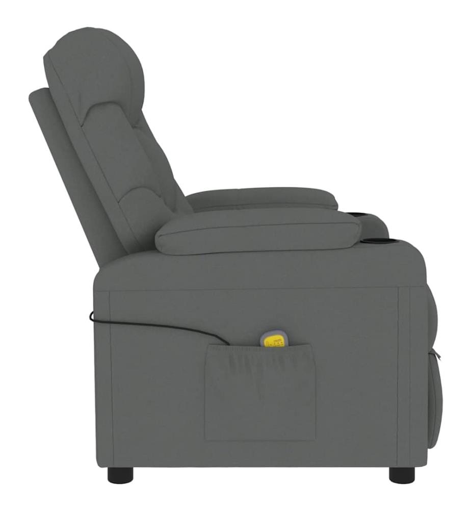 Relaxsessel Dunkelgrau Stoff
