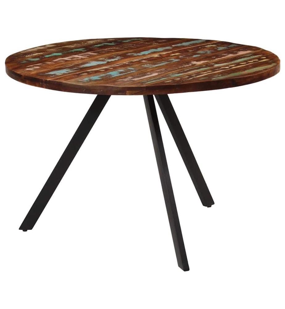 Table à manger 110x75 cm Bois massif de récupération