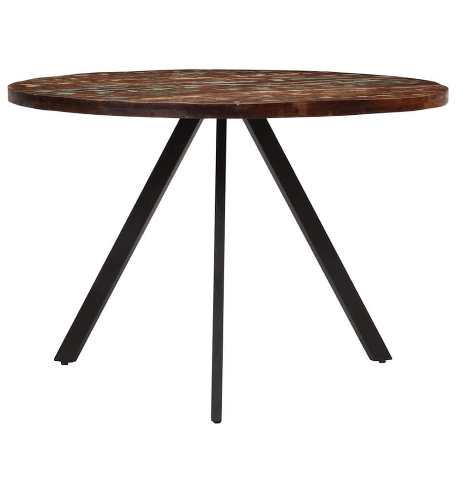 Table à manger 110x75 cm Bois massif de récupération
