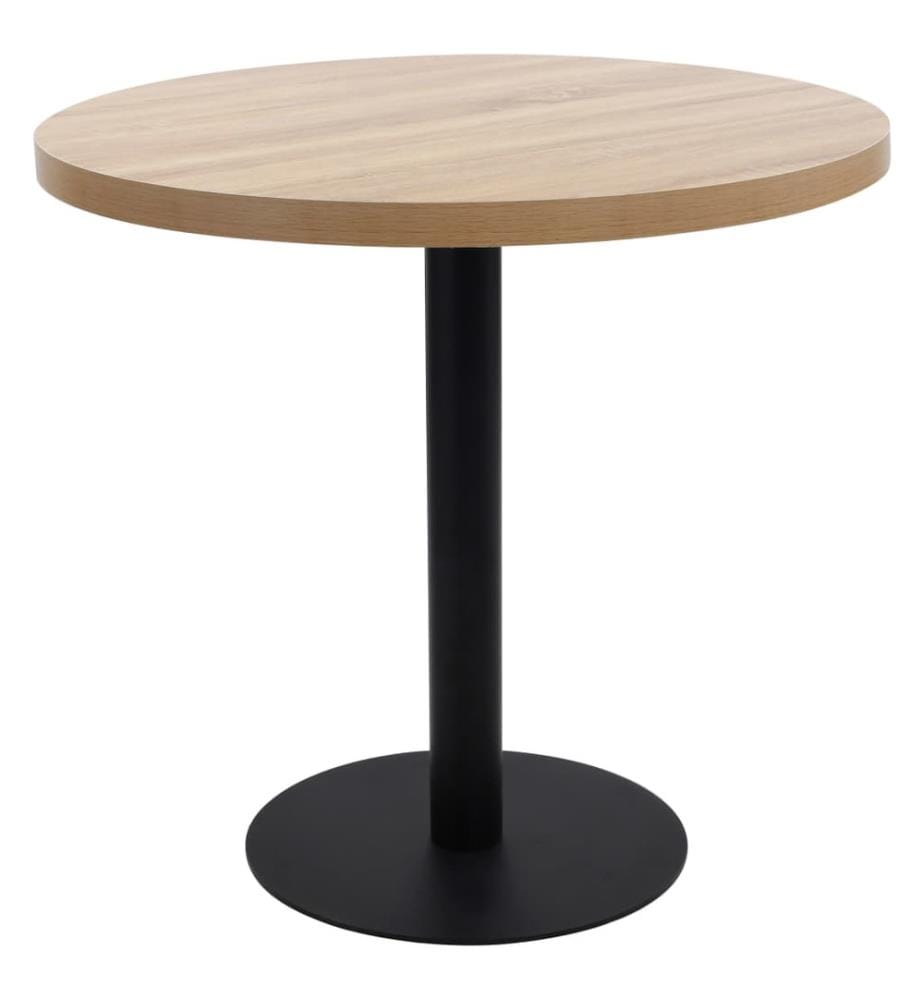 Table de bistro Marron clair 80 cm MDF
