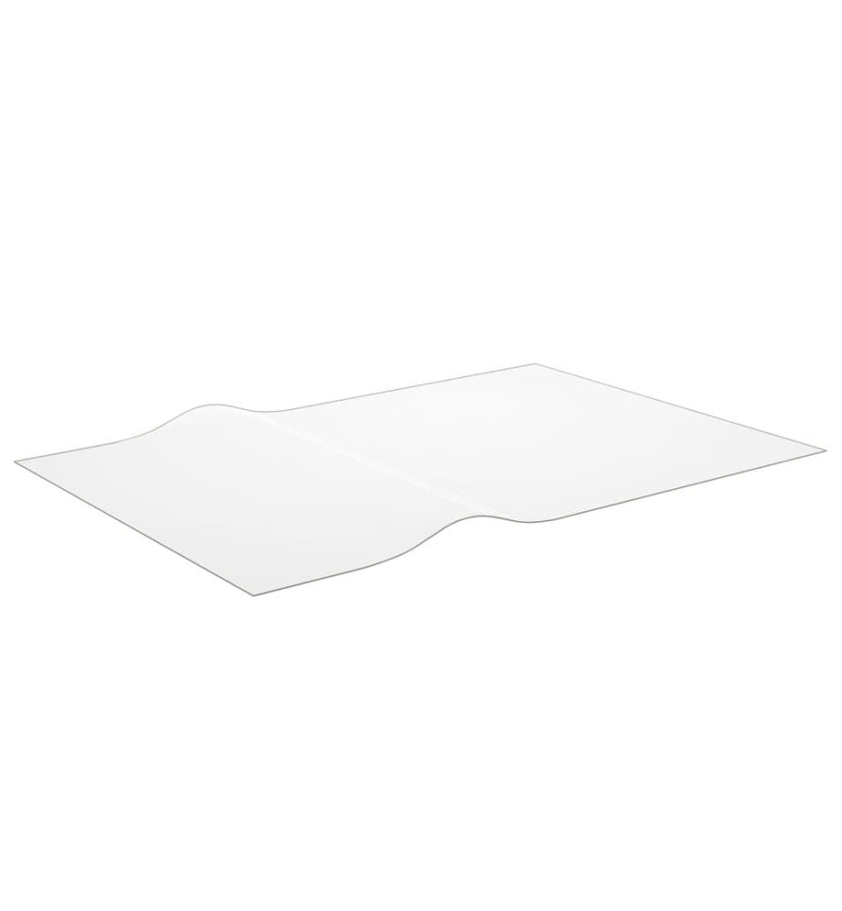 Protecteur de table transparent 140x90 cm 1,6 mm PVC