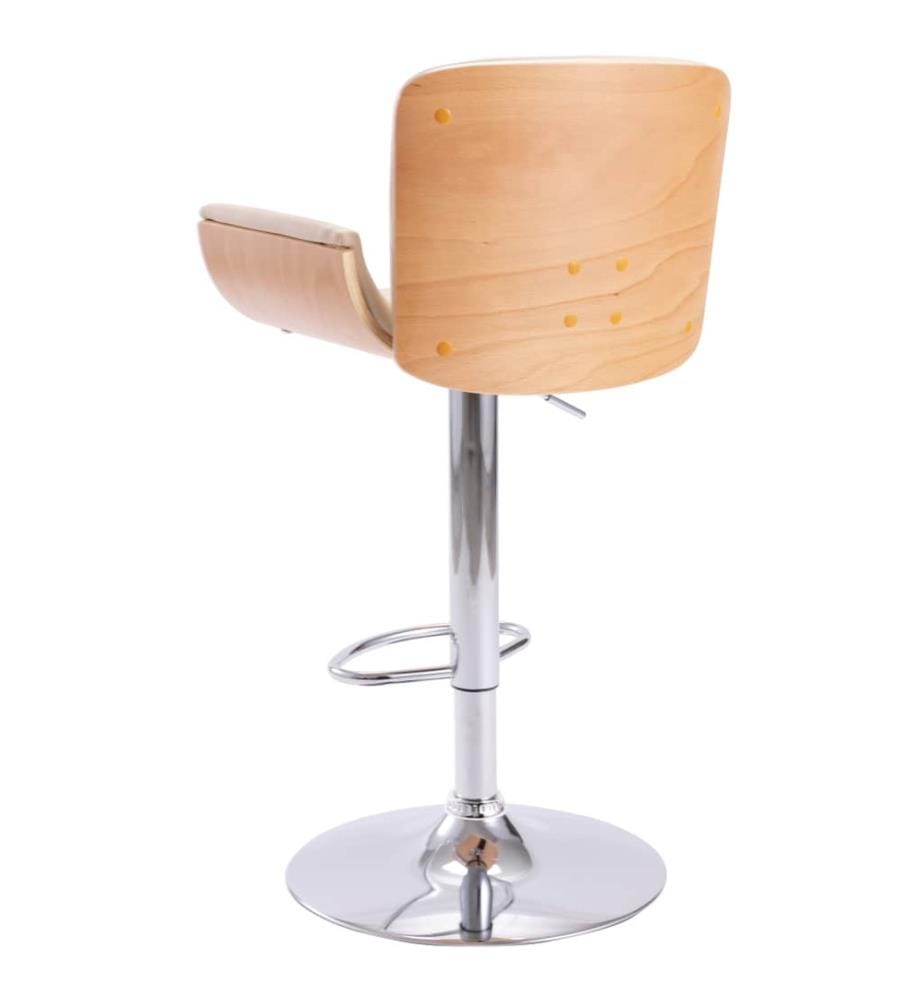 Barhocker Creme Kunstleder
