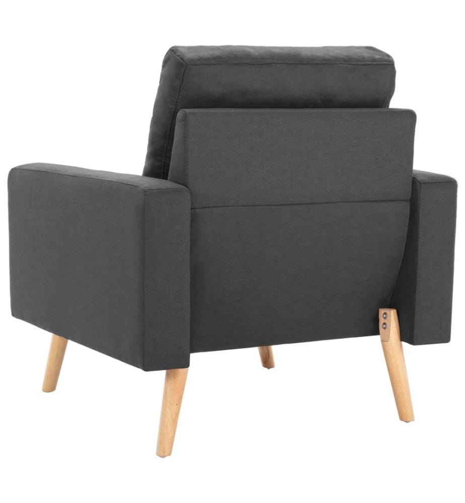 Sessel Dunkelgrau Stoff