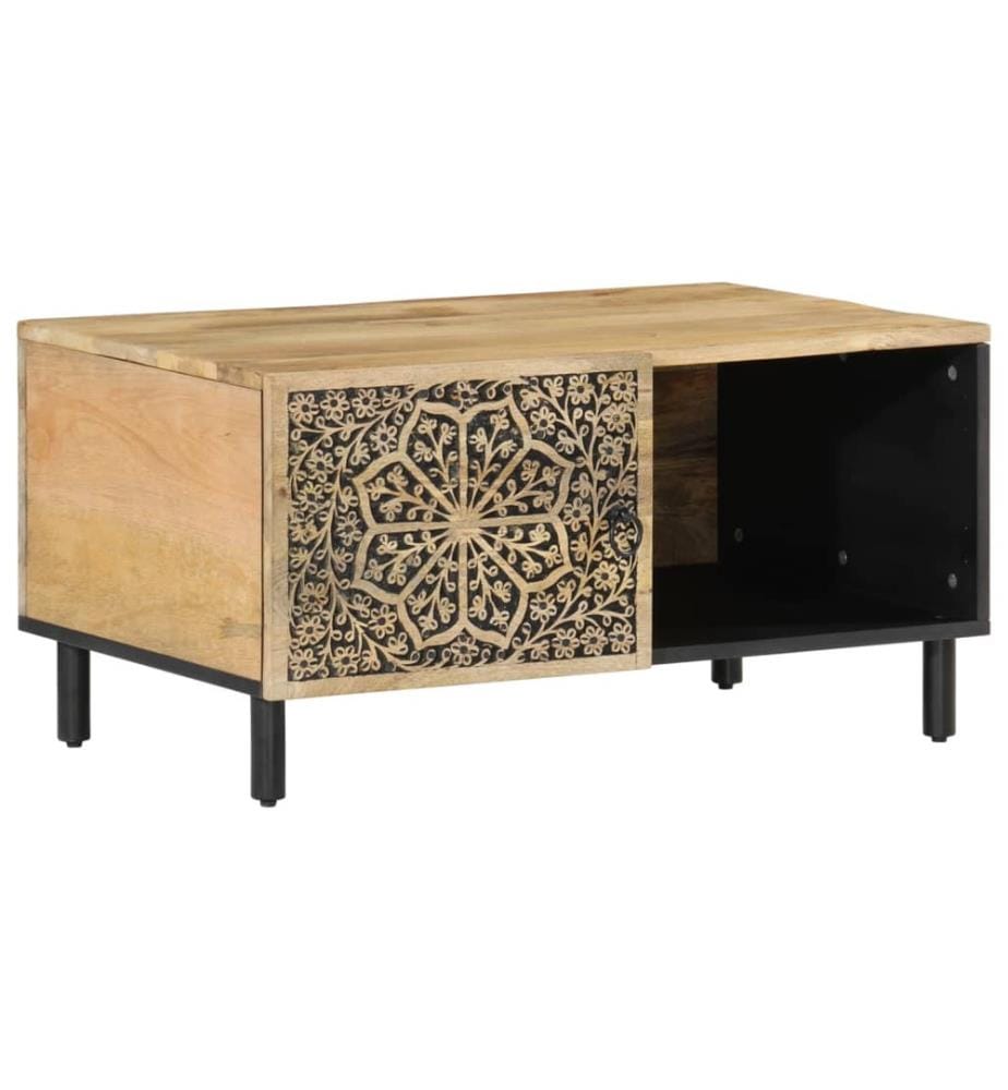 Table basse 80x50x40 cm bois de manguier massif