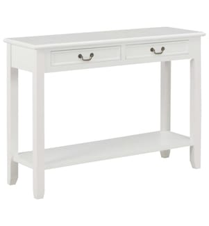 Konsolentisch Weiss 110 x 35 x 80 cm Holz