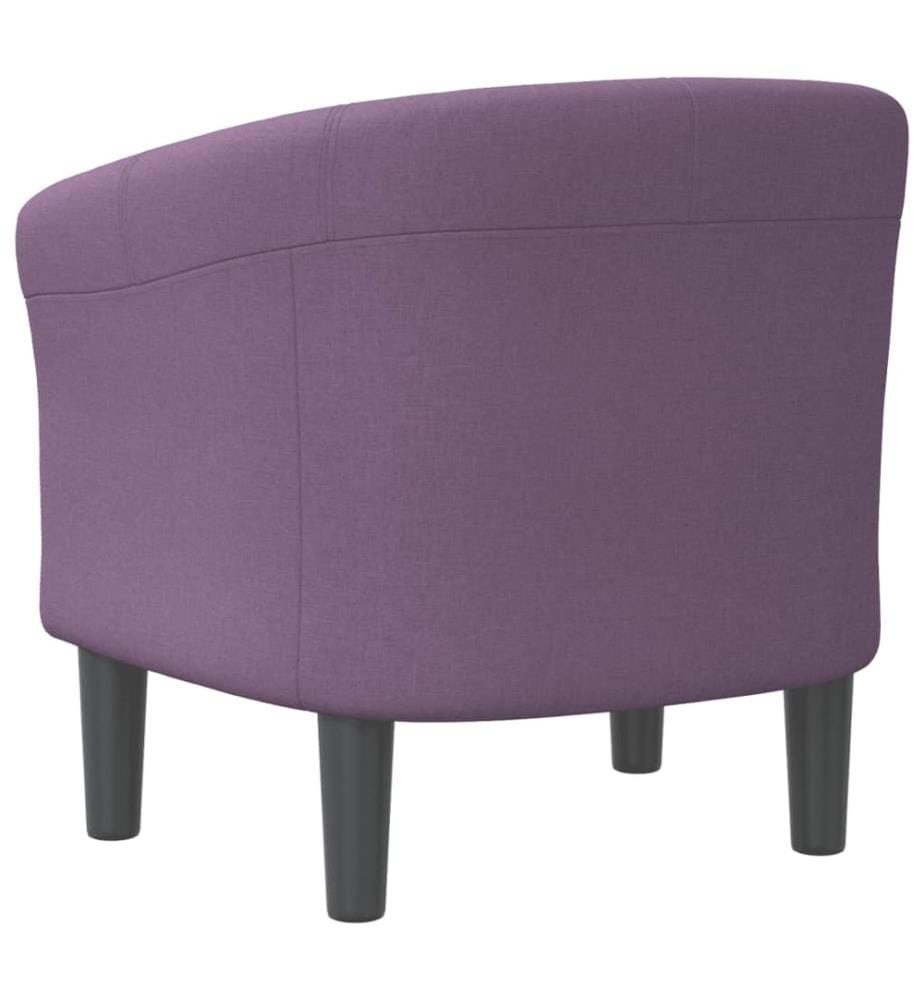 Clubsessel Lila Stoff