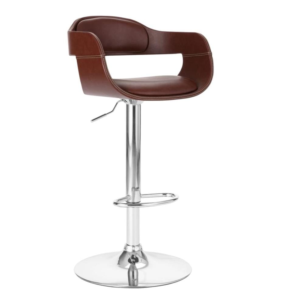 Barhocker Braun Kunstleder
