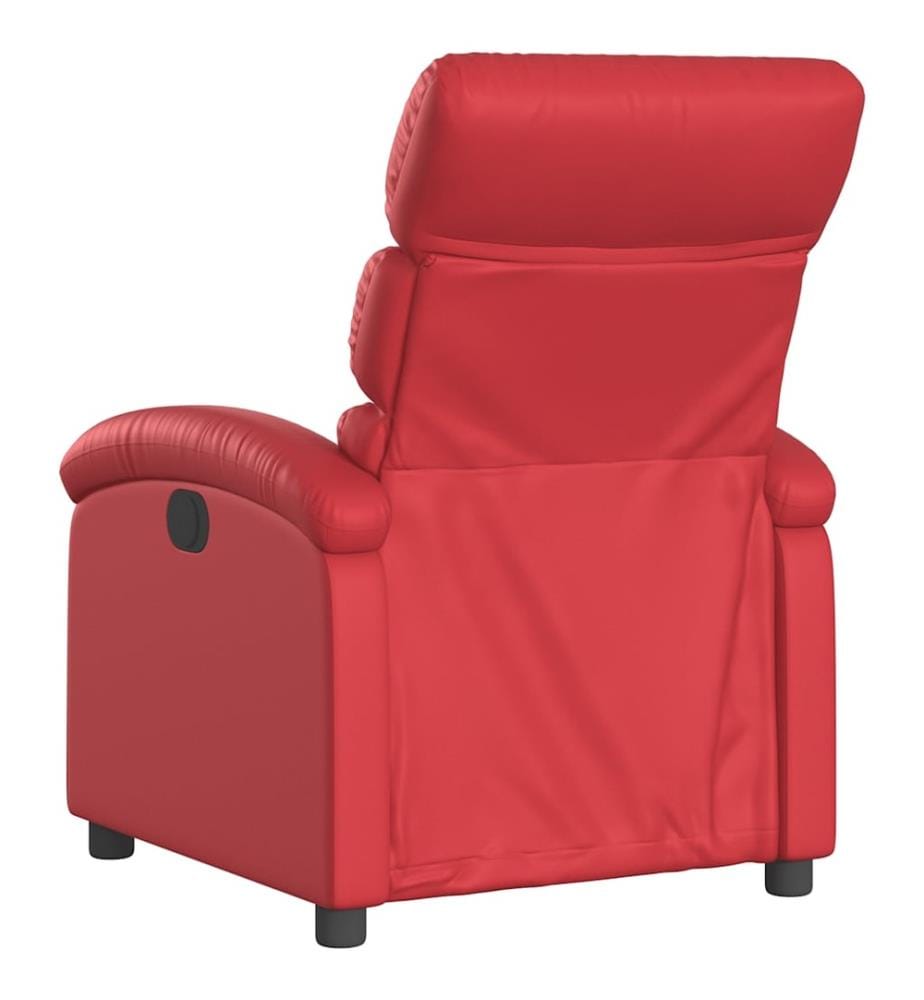 Relaxsessel Elektrisch Rot Kunstleder