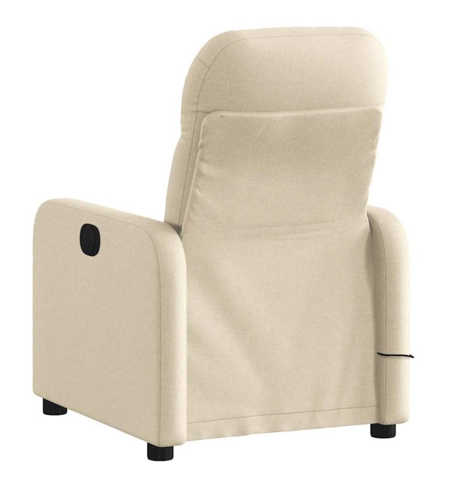 Massagesessel Elektrisch Creme Stoff