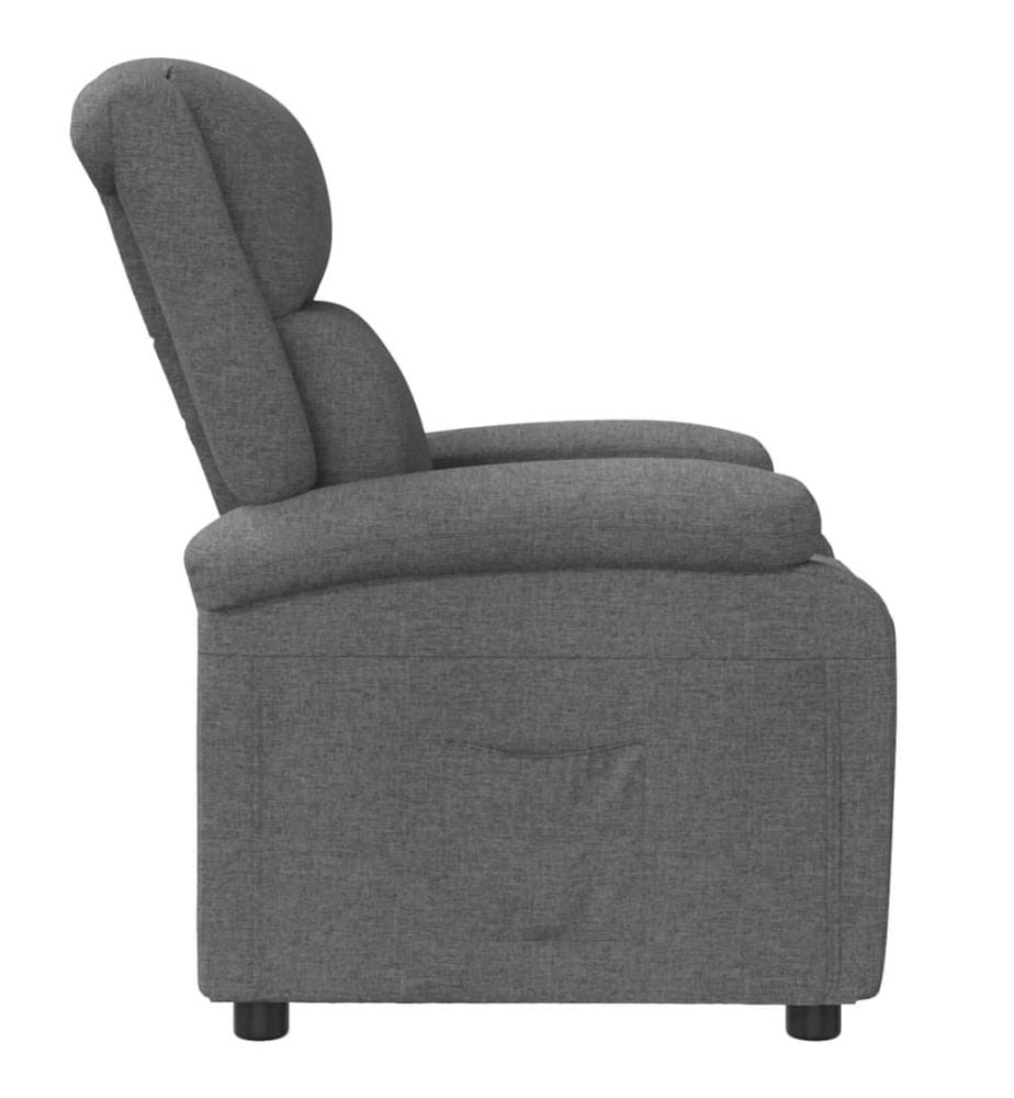 Relaxsessel Dunkelgrau Stoff
