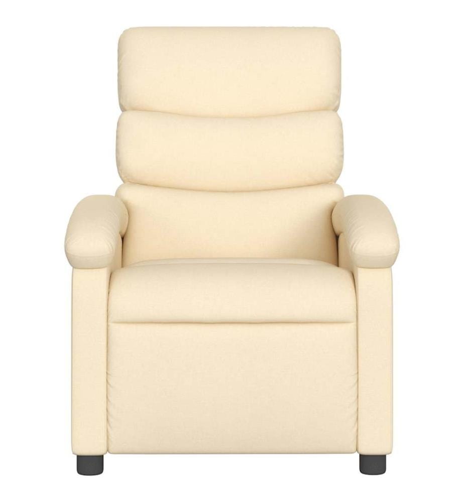 Relaxsessel Creme Stoff