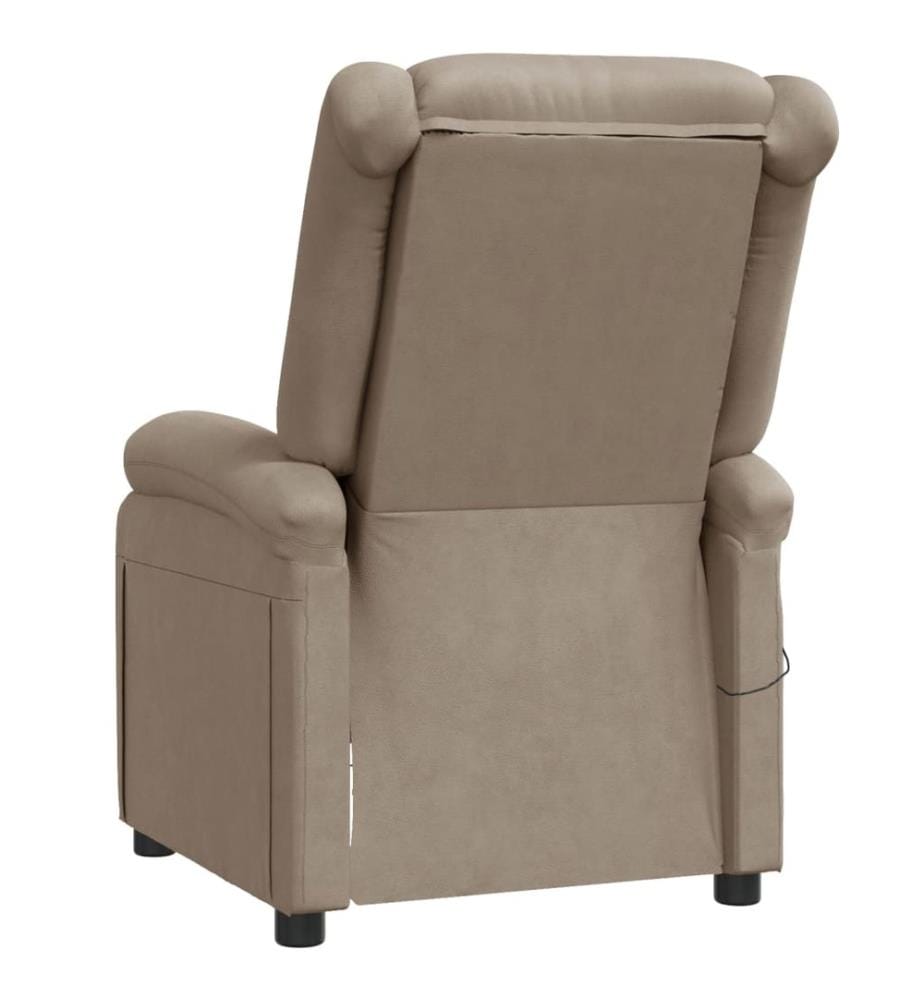 Massagesessel Cappuccino-Braun Kunstleder