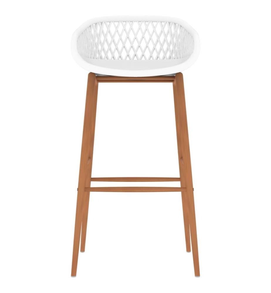 Barhocker 2 Stk. Weiss