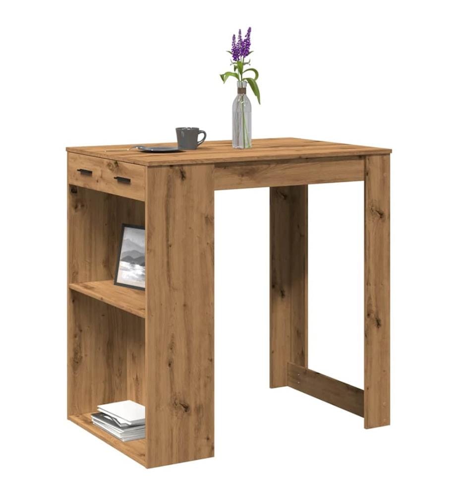 Bartisch Artisan-Eiche 102x70x103,5 cm Holzwerkstoff
