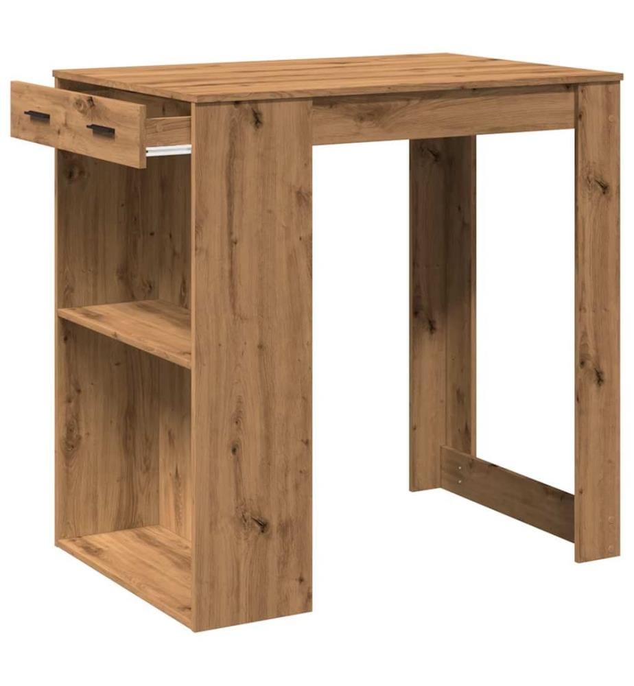 Bartisch Artisan-Eiche 102x70x103,5 cm Holzwerkstoff