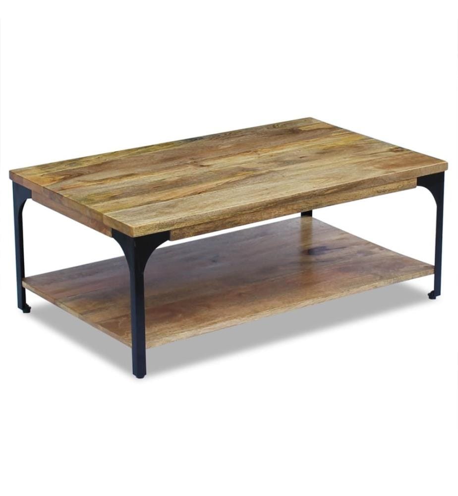 Table basse Bois de manguier 100x60x38 cm