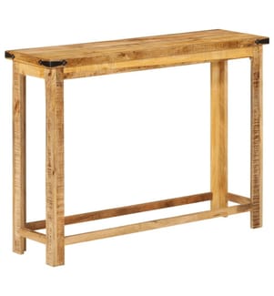 Table console 100x30x75 cm bois de manguier solide