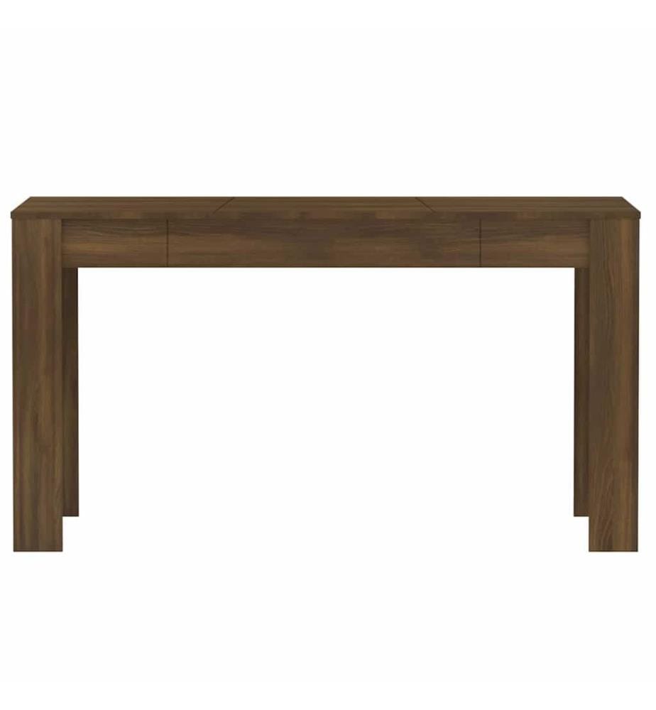 Table à dîner Chêne marron 140x74,5x76 cm Bois d'ingénierie