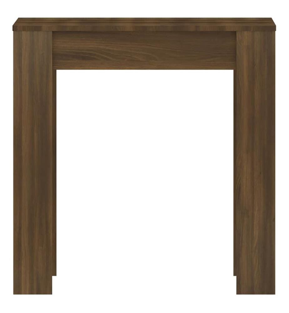 Table à dîner Chêne marron 140x74,5x76 cm Bois d'ingénierie