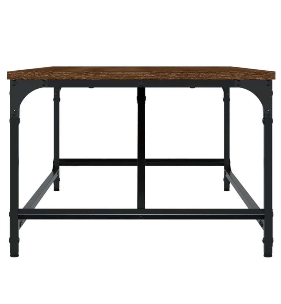 Table basse Chêne marron 100x50x35 cm Bois d'ingénierie
