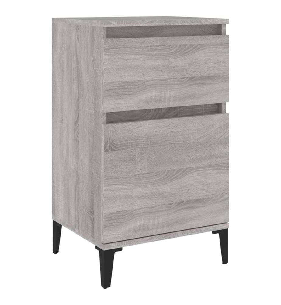 Nachttisch Grau Sonoma 40x35x70 cm