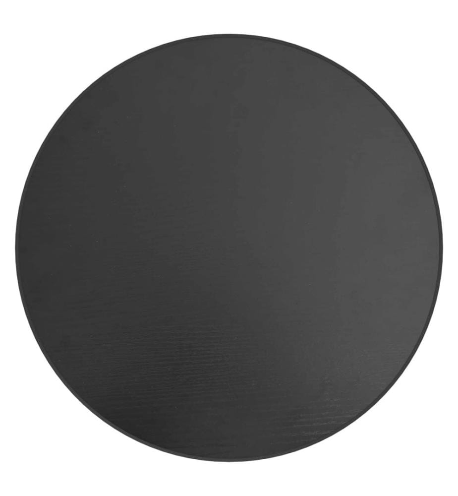 Beistelltisch Schwarz Ø35 cm MDF