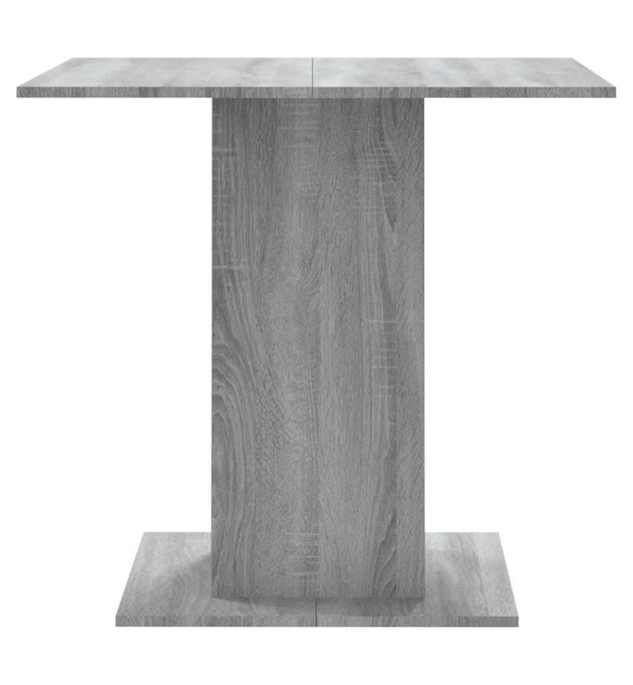 Esstisch Grau Sonoma 80x80x75 cm Holzwerkstoff