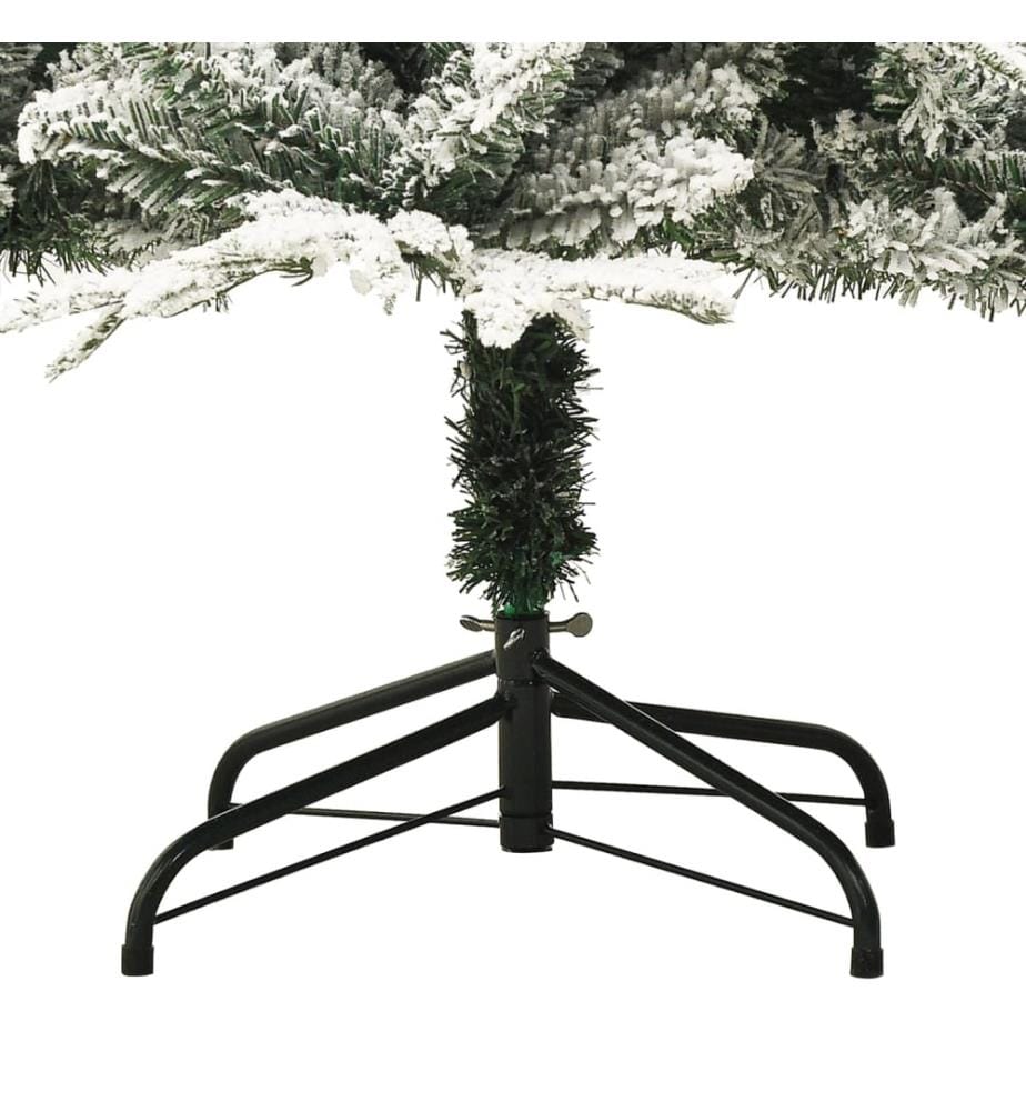Künstlicher Weihnachtsbaum Beschneit Grün 150 cm PVC PE
