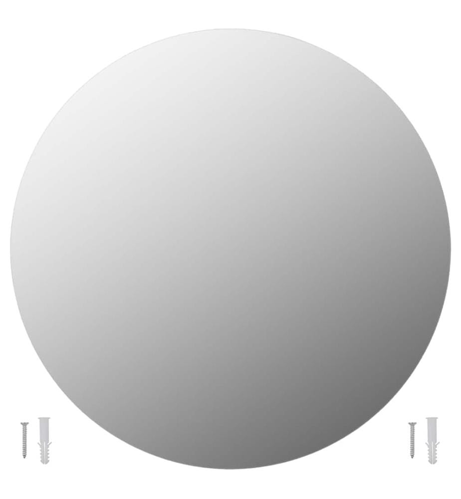 Miroir mural 60 cm Rond Verre