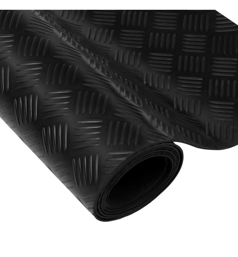 Gummimatte Anti-Rutsch 5 x 1 m Riffelblech-Design