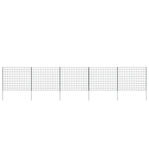 Gartenzaun Set 77,5x64 cm Grün