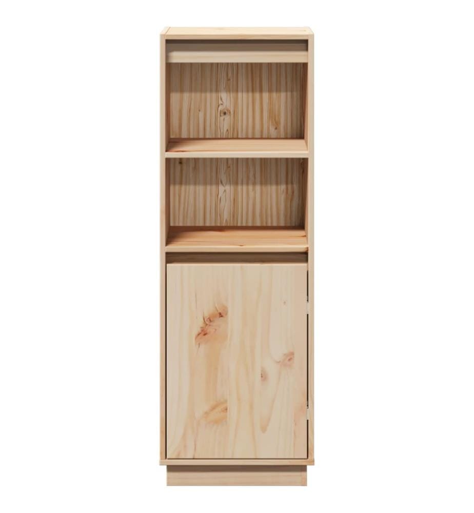 Highboard 37x34x110 cm Massivholz Kiefer