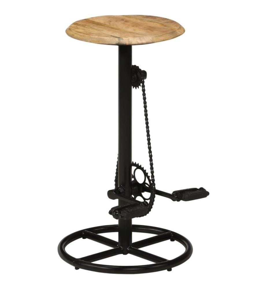 Barhocker 2 Stk. Massivholz Mango
