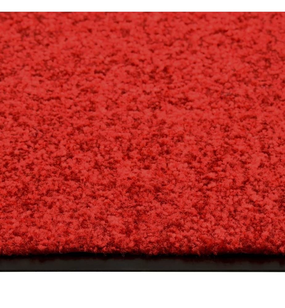 Fussmatte Waschbar Rot 60x90 cm