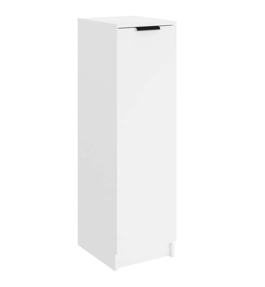 Schuhschrank Weiss 30x35x100 cm Holzwerkstoff