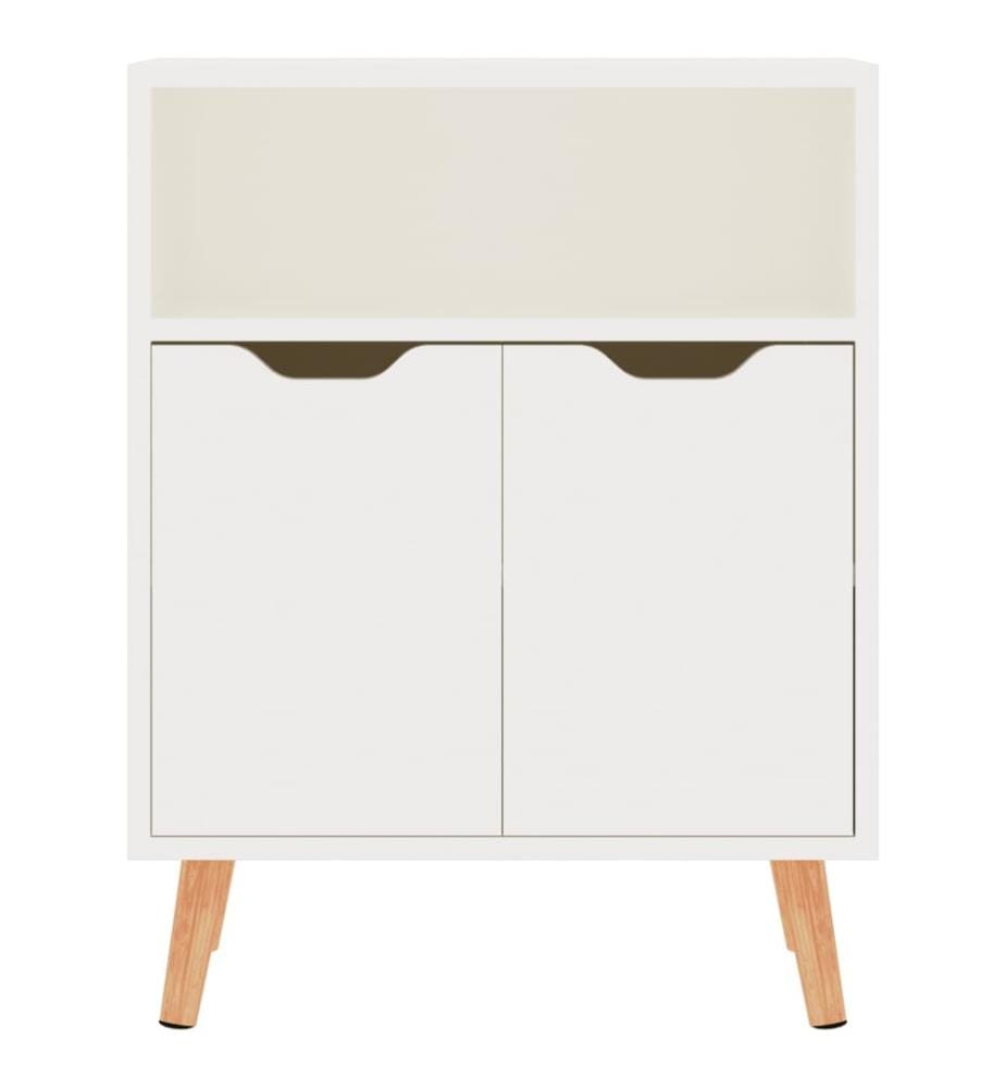 Sideboard Hochglanz-Weiss 60x30x72 cm Holzwerkstoff